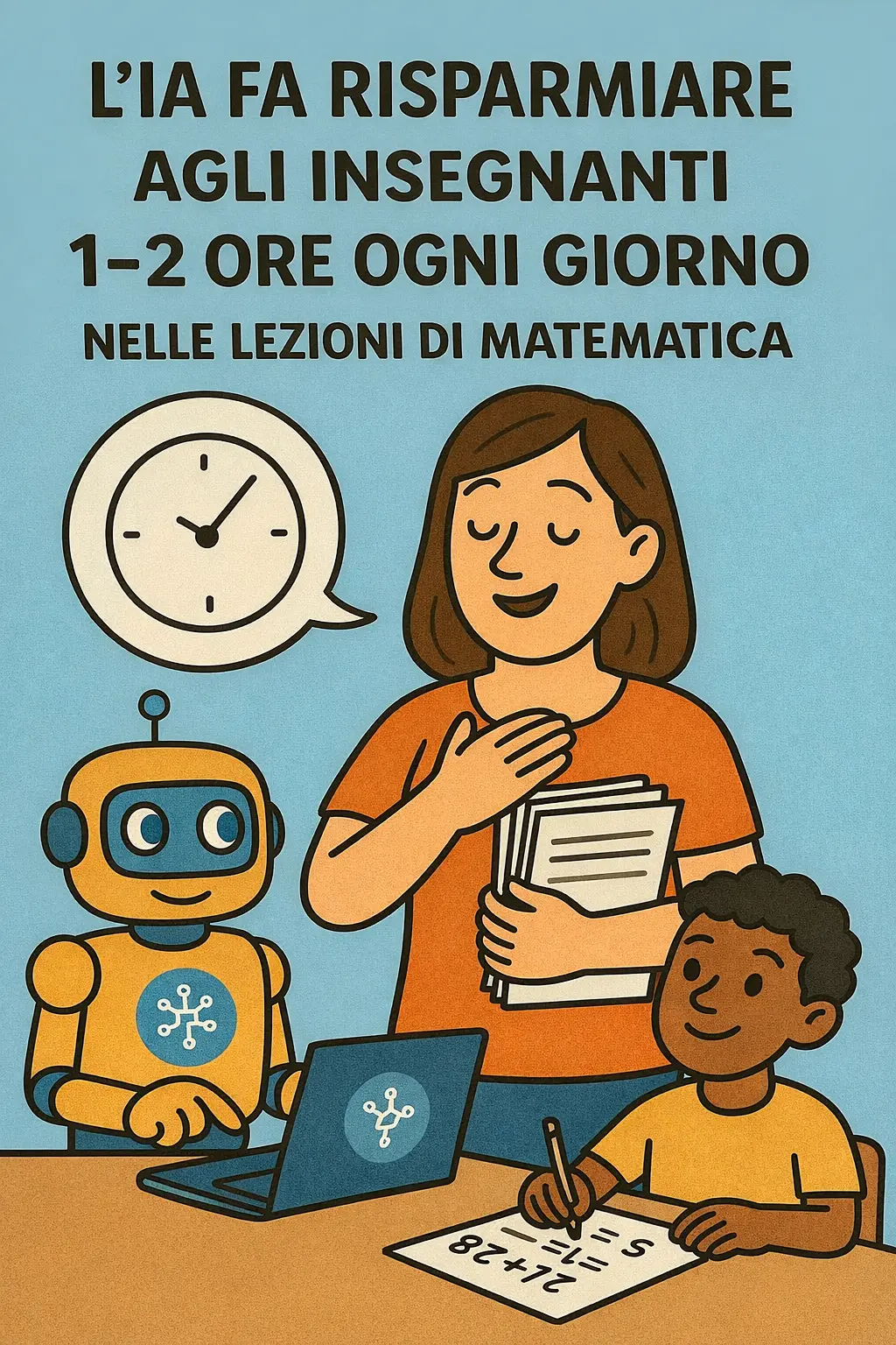 Come l'IA Fa Risparmiare 1-2 Ore al Giorno agli Insegnanti di Matematica